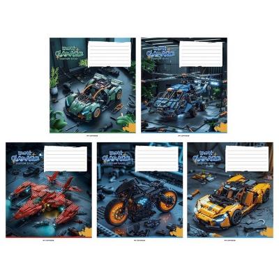 Зошит учнівський, 12арк., у клітинку, виб.УФ-лак,, Star