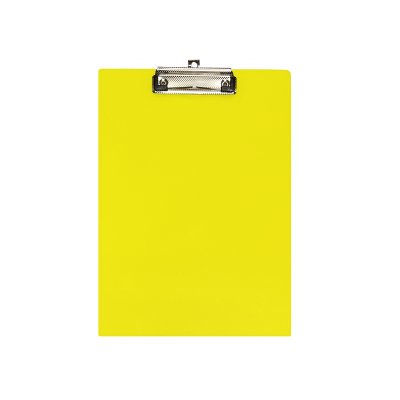 Планшет A4 з притиском та підвісом, пластик, жовтий, E30156-85 (1/30)