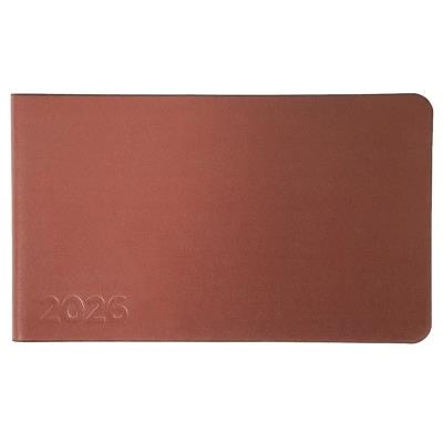 Щотижневик 10х17 см Leo Planner датований 2026 "Choco", м'який, 128 сторінок