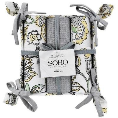 Кухонний текстиль SOHO Наб. руш. 40*60см бавовна 100% Classic хліб. 3 шт. (BS 45565H/1)