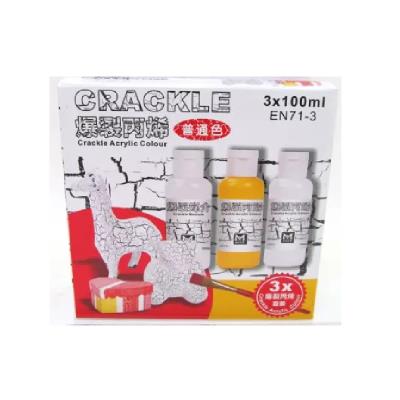 Набір акрилових фарб для кракелюра 3*100 мл АМСА03100С Набір акрилових фарб для кракелюра 3*100 мл АМСА03100С