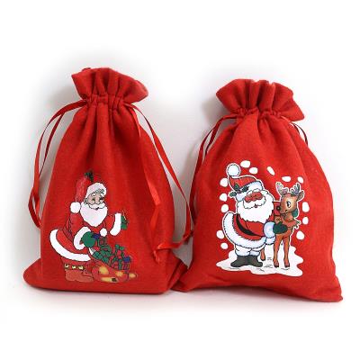 0742DSCN Мішок новорічний "Подарунки" 18*25см