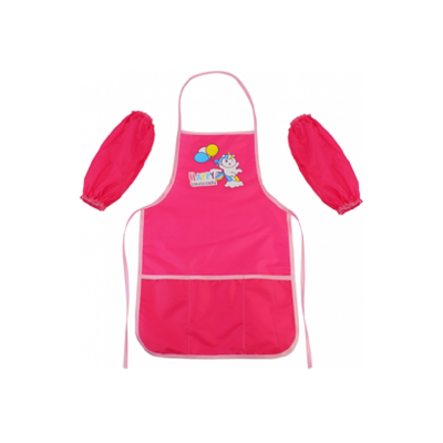 Фартух з нарукавниками, рожевий