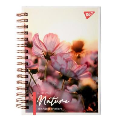 Блокнот YES А6/64 7БЦ cпіраль "Nature", крапки