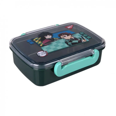 Контeйнер Yes "Demon Slayer" 420 мл, зелений Контeйнер Yes "Demon Slayer" 420 мл, зелений