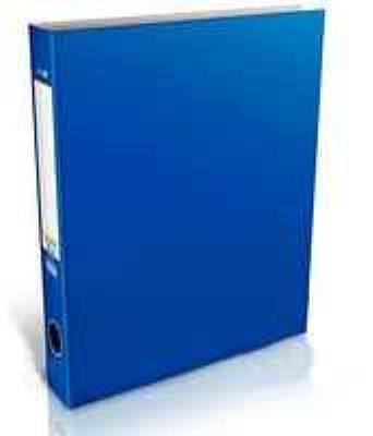 Папка-реєстратор Economix 30710-02, А4, 4 O-кільця, 40 мм, синій (10/40)