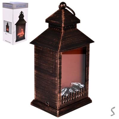 Камін-світильник декоративний з LED підсвічуванням USB 15*12*30см (без батарейок) R96489 (24шт)