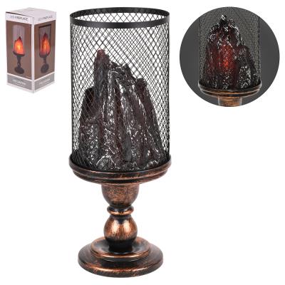 Камін-світильник декоративний з LED підсвічуванням 28см (без батарейок 3шт*AAA) R34317 (24шт)