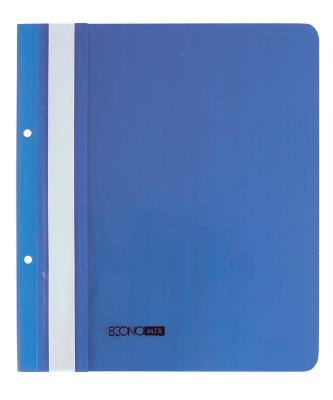 Папка-швидкозшивач Economix 31506-02, з перфорацією, А5, глянець, синій (10/400) Папка-швидкозшивач Economix 31506-02, з перфорацією, А5, глянець, синій (10/400)