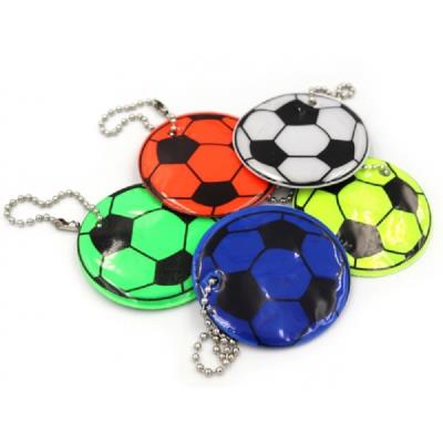 Брелки світловідбивні "Мяч" 5*5см, 4 кольори, 100шт/уп (2822-2022-6 )