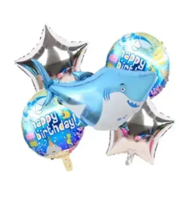 Набір з фольгованих кульок 6шт 4736