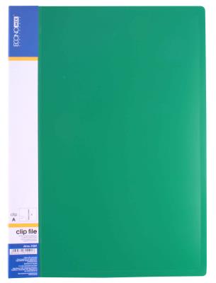 Папка-швидкозшивач Economix 31201-04, з пружинним механізмом А4, Clip A, зелений (10/120)