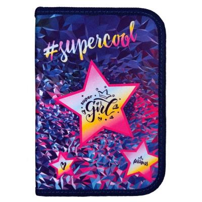 пенал 1-яр. пустий, поліестер, "Super Cool", 24004C
