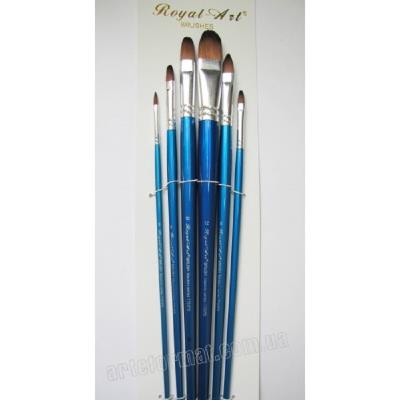Набор кисточек синтет.плоских 6шт.7753-RAFB Набор кисточек синтет.плоских 6шт.7753-RAFB