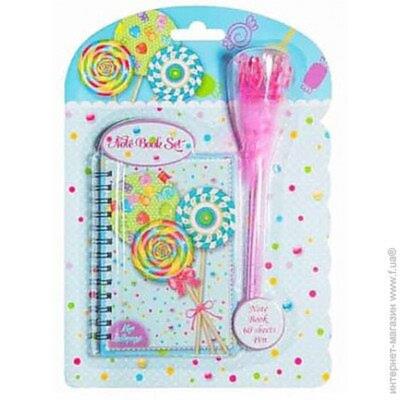 Блокнот на пружині 120x80mm, 70g, 60 л, ручка-пушок з короною, Льодяники (1) Блокнот на пружині 120x80mm, 70g, 60 л, ручка-пушок з короною, Льодяники (1)