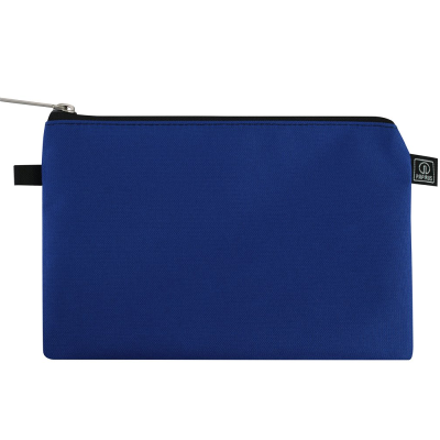 Папка для документів, текстильна, А6+, синя