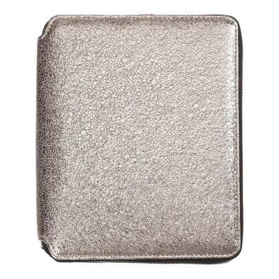 Щоденник датов. 2026 PRIMAVERA, A5, срібний, штуч.шкіра/поролон