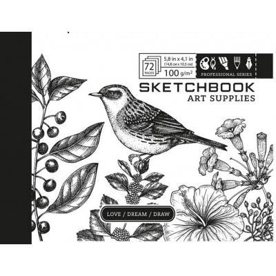 Скетчбук, 148х105 мм, 36 аркушів, папір офсет 100 г/м2, чисті арк. КАРТОН ПАЛІТУРНИЙ диз.21353 Скетчбук, 148х105 мм, 36 аркушів, папір офсет 100 г/м2, чисті арк. КАРТОН ПАЛІТУРНИЙ диз.21353