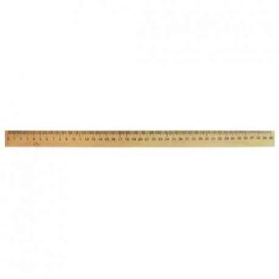 Лінійка дерев’яна шовкографія 40 см (50) Лінійка дерев’яна шовкографія 40 см (50)