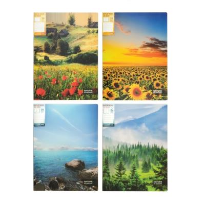 Папка А4 з 30 файлами Optima "Nature of Ukraine", асорті