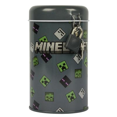 Скарбничка кругла Yes "Minecraft" метал., 13*7,6 см