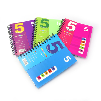 DSCN0735 Зошит на спіралі "Цифри" клітина, A5 P120 70G роздільник 1шт/єтік