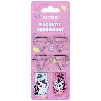 Набір магнітних закладок з фігурними скріпками Diamond Набір магнітних закладок з фігурними скріпками Diamond