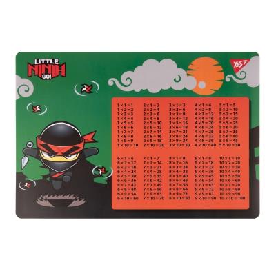 Підкладка для столу Yes "Ninja" табл.умнож. зелений