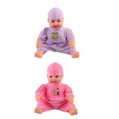 Іграшка Пупс Х1008-3 музикальний, батарейка. 2 види, реготун, у пакеті 25см. (1) Іграшка Пупс Х1008-3 музикальний, батарейка. 2 види, реготун, у пакеті 25см. (1)