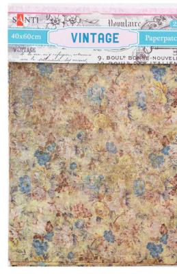 Папір для декупажу, Vintage, Santi, 2 аркуші, 40*60 см (1/) Папір для декупажу, Vintage, Santi, 2 аркуші, 40*60 см (1/)