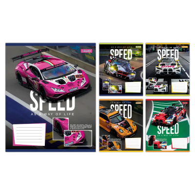 А5/12 лін. 1B Speed as a way of life, зошит учнівський шкільний