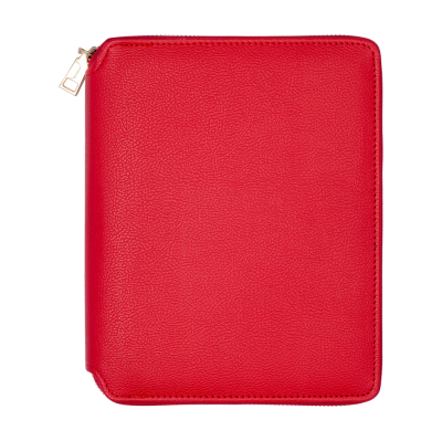 Щоденник недат.PRIMAVERA, A5, червоний, штуч.шкіра/поролон, 336 стор