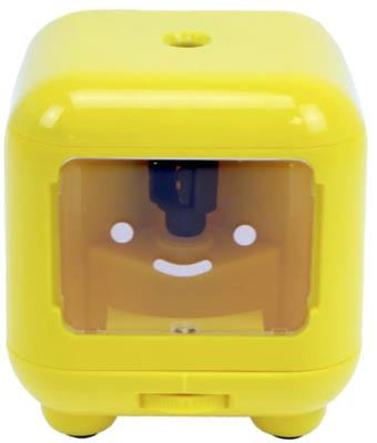 Чинка автоматична пластикова на батарейках, жовта Чинка автоматична пластикова на батарейках, жовта