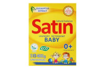 Satin Natural Balance, порошок пральний для дитячого одягу, 400г