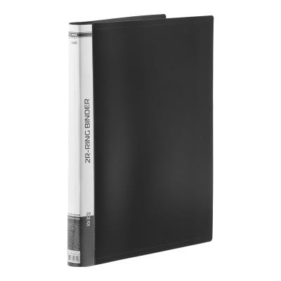 Папка пластиковая с 2-мя кольцами А4 (плотность 35мм), JOBMAX, черный