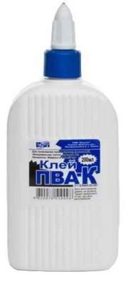 Клей ПВА КИП, 200 мл, с супер колпачком Клей ПВА КИП, 200 мл, с супер колпачком