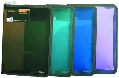 Папка на молнии Scholz, 5233, А4, 3 см