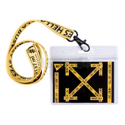 Бейдж Yes горизонтальный, на ленте Text, 940229 Бейдж Yes горизонтальный, на ленте Text, 940229