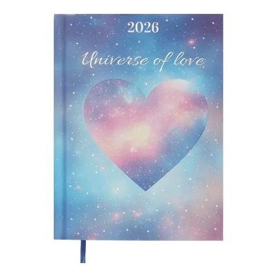 Щоденник датов. поліграфічний ROMANTIC 2026 , A5, бірюзовий