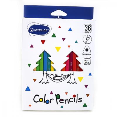 Набор карандашей 36 цветов треугольные 3 мм "Acmeliae" 9402-36