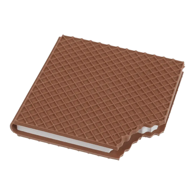 Блокнот WAFFLE, 90х90мм, 80 арк., нелінований, ароматизована Soft touch обкладинка, KIDS Line
