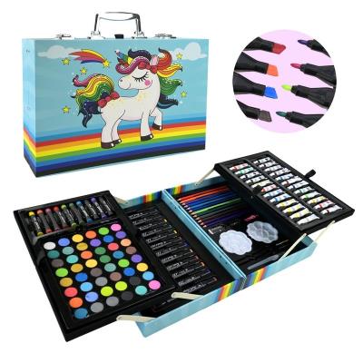 Набір для творчого малювання арт.CE150522 (6 шт) 126 предметів, крейда, акварельні фарби, фломастери, валіза Набір для творчого малювання арт.CE150522 (6 шт) 126 предметів, крейда, акварельні фарби, фломастери, валіза