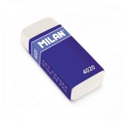 Гумка прямокутна MILAN 5,5*2,3*1,3см, mix, CMM4020 (20/500)