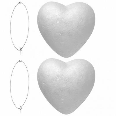 Пінопластові заготовки SANTI "Серця" 2 шт/уп., 10 см