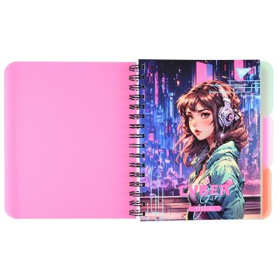 Зошит для записів YES А5/144 пл.обкл. Cyber girl Зошит для записів YES А5/144 пл.обкл. Cyber girl