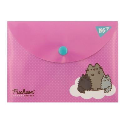 Папка-конверт Yes B7 на кнопці "Pusheen"