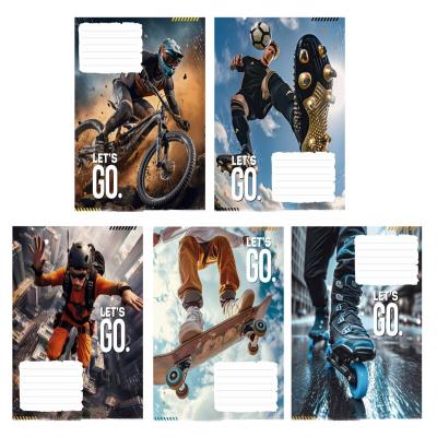 Зошит учнівський, 24арк., у клітинку, ВД-лак, Star