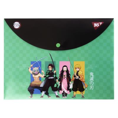 Папка-конверт YES А4 на кнопці "Demon Slayer" Папка-конверт YES А4 на кнопці "Demon Slayer"