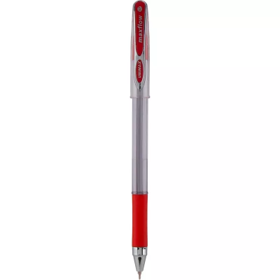 Ручка кулькова Maxflow, 0.7 мм, червона, UX-117-06