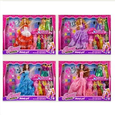 Лялька 303-C6 з сукнями, 4 види, розмір іграшки - 29 см, в коробці 55 * 5 * 34.5 см (1) Лялька 303-C6 з сукнями, 4 види, розмір іграшки - 29 см, в коробці 55 * 5 * 34.5 см (1)